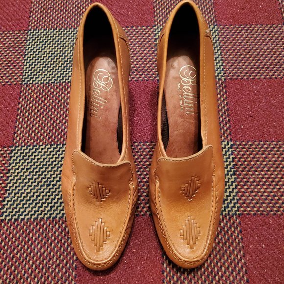 Bellini | Leather Heeled Loafer - Picture 4 of 6
